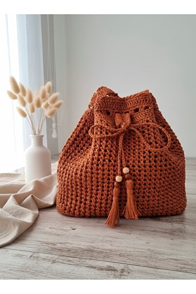 Boutique de Carbon Women's Knitted Detail Bag