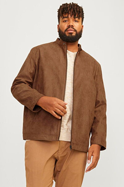 Jack & Jones Μπουφάν από συνθετικό σουέτ σε μεγάλο μέγεθος - Dylan