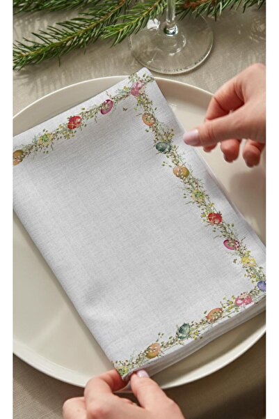 Markaev Σετ χαρτοπετσέτες 6 τεμαχίων από βαμβάκι πολύχρωμο αυγό