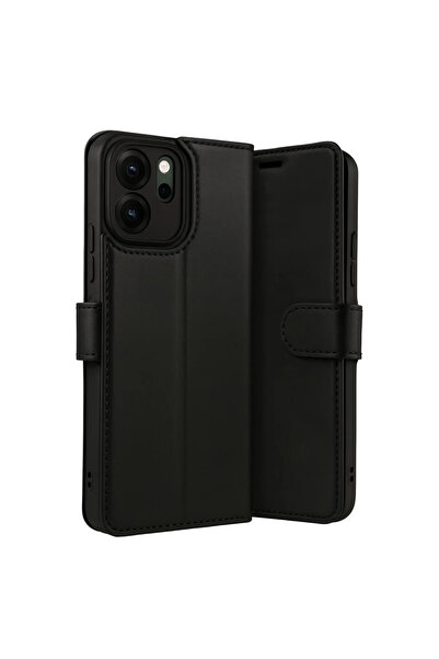 magicool Oppo Reno 14f Trend S Plus Kapaklı Kılıf - Siyah