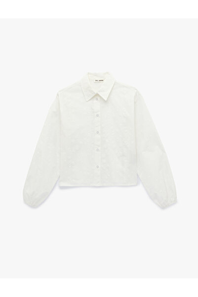 Koton Cotton Buttoned Long Sleeve Classic Collar Shirt