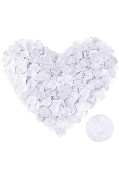magicool White Color Rose Petal Shaped Confetti 5 Pack 500 Pieces