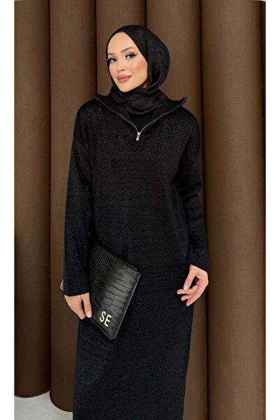 DEMOİSELLE Women's Knitwear Glitter Dress