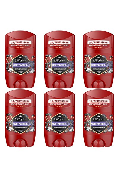 Old Spice NightPanther Deodorant Stick 50ml Bundle - Pack of 6 for Long-lasti...