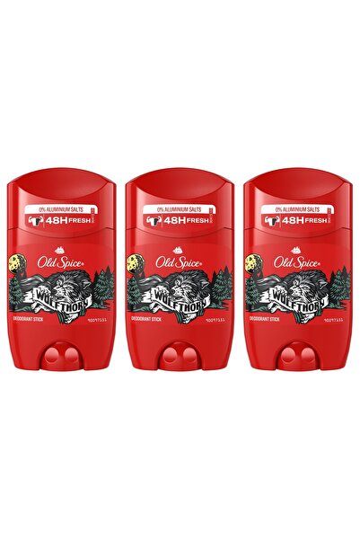 Old Spice Wolfthorn Deodorant Stick Triple Pack - 50ml Each