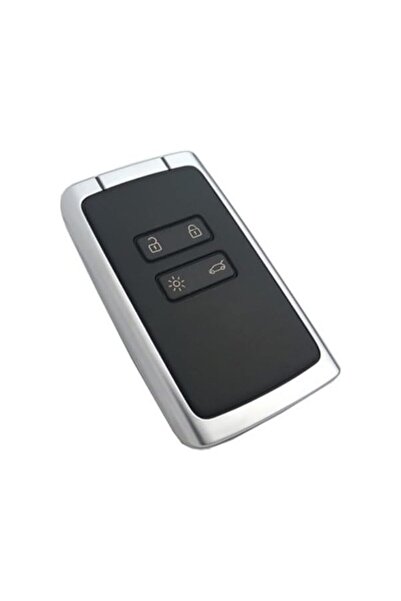 AutoHan Keys غطاء مفتاح سيليكون لسيارة رينو تاليسمان ميجان 4 باللون الأسود