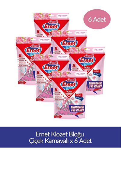Ernet Klozet Bloğu Çiçek Karnavalı 4lü Paket x 6 Adet