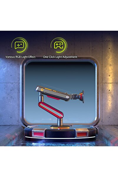 Renvox Rgb Monitor Lamp & Ambient Light |   Adjustable Armrest |   32–60” Mon...