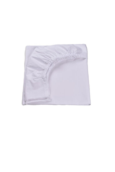 Paturica fermecata Crib sheet 1320x60 cm, 100% cotton, white color, with elastic