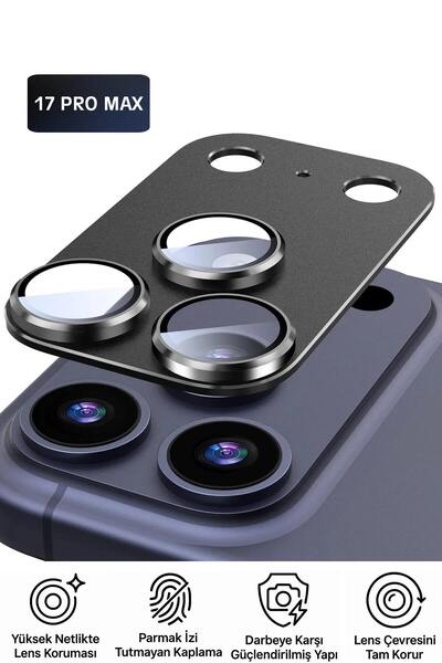 Tech&bello accessories iPhone 17 Pro Max Compatible Camera Lens Protector Ful...