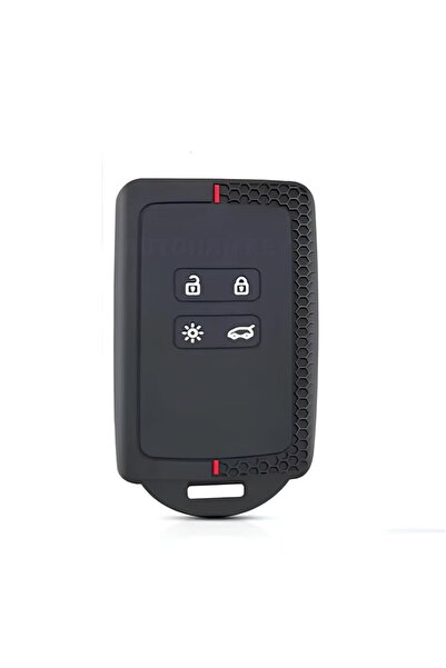 AutoHan Keys غطاء مفتاح رينو أوسترال ميجان 4 بنمط خلية النحل باللون الأسود وا...