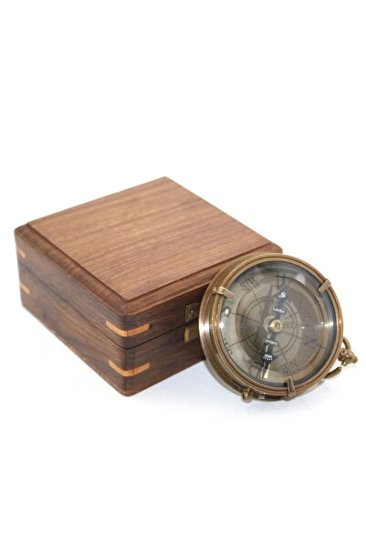 magicool Compass with Wooden Box Ksk2081