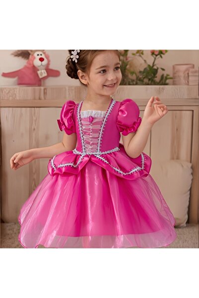 Zümrüt OyuncakStore Parti Kız Çocuk Bebek Abiye Elbise 2-3y