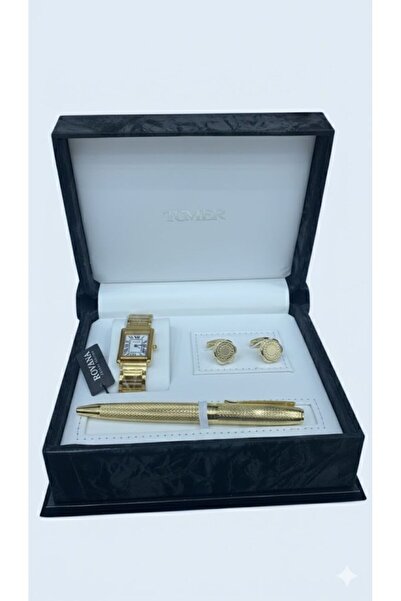 Boutique Luxury men's accessory set in gold