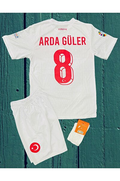 Alaturka Mix Türkiye Milli Takım Euro 2024/ A.r.d.aa-G.ü.l.e.rr Çocuk Beyaz F...