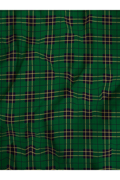 Vagonik Green Plaid Digital Printed Upholstery Sofa Fabric Good Quality Fabri...