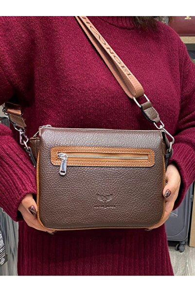 archangel Women's Brown Crossbody Bag