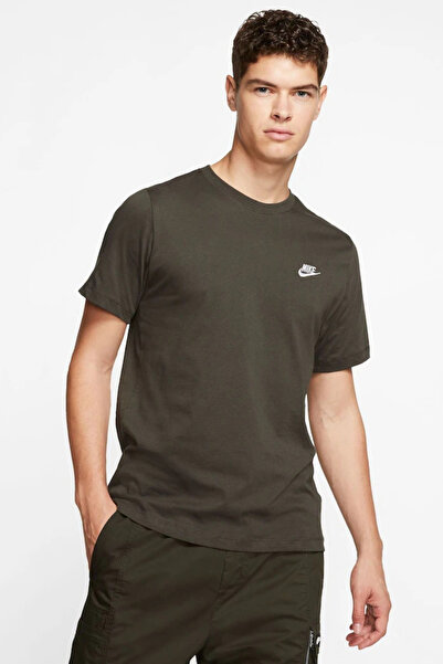 Nike M NSW Club Tee Erkek Spor Tişört Haki AR4997-355