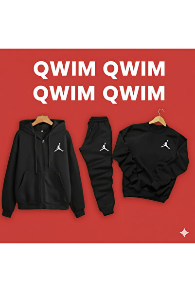 SILATU Îmbrăcăminte elegantă SWT-FRM-EŞF QWIM, imprimată, cu fermoar, 3 piese