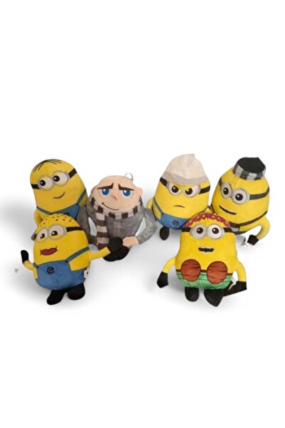 OEM Set Jucarii de Plus Desene Animate Minions si Gru
