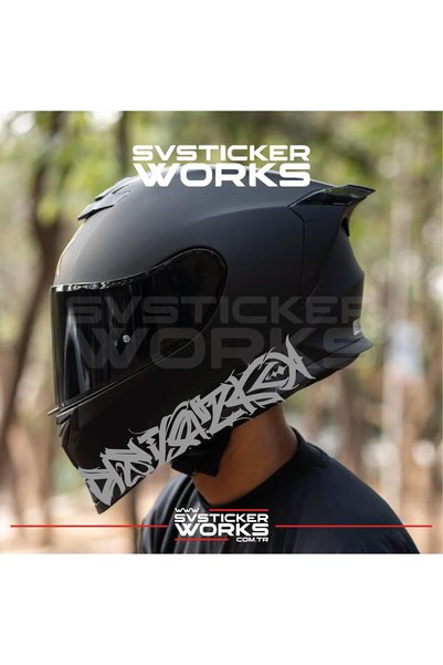 ARONA Tribal Pattern Decor Helmet Sticker Compatible with All Helmets One Direction 1 Piece