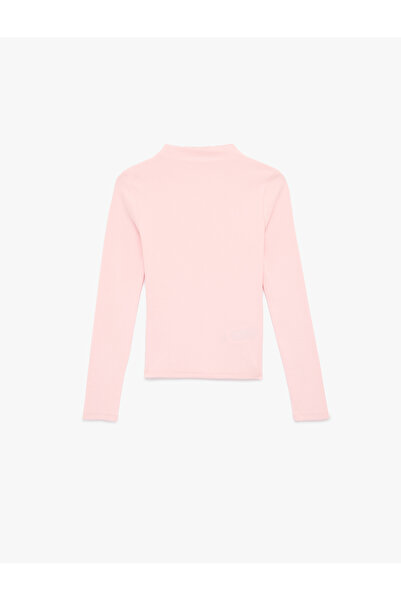 Koton Mock Neck Slim Fit Long Sleeve T-Shirt