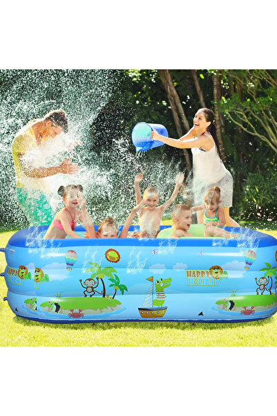 OEM Piscina Gonflabila Dreptunghiulara pentru Familie 210 cm