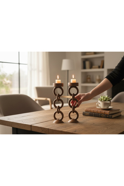 mislinapearls 2li Zincir Tealight Pinterest Tasarim 3D Baski