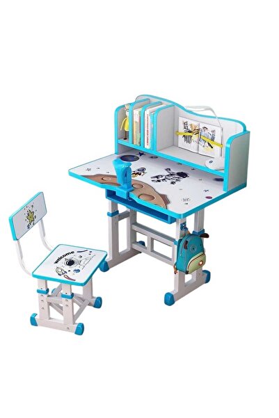 OEM Birou Baieti cu Scaun Reglabile si Suport de Carti Model Astronaut