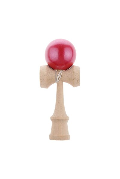 OEM Kendama din Lemn cu Bila Rosie Joc de Indemanare Coordonare