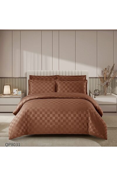 OEM Damask bed linen with elastic 180x200 for double bed 2 people, 4 pieces, ...