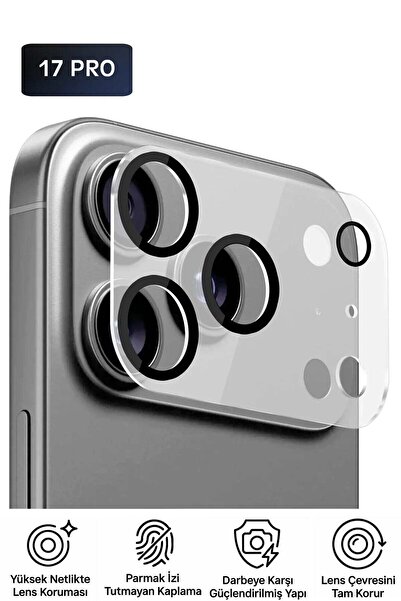 Tech&bello accessories واقي عدسة الكاميرا المتوافق مع آيفون 17 برو مع إطار مع...