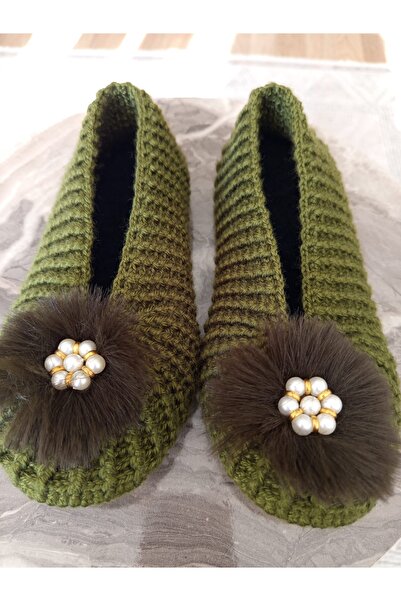 COOYEE El örgüsü ev babeti, çeyizlik patik, bohça için patik ince işçilikle ö...