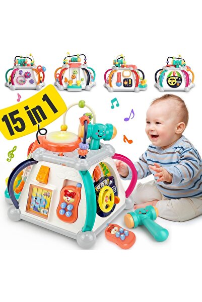 OEM Cub cu Activitati Interactive pentru Copii 15 in 1