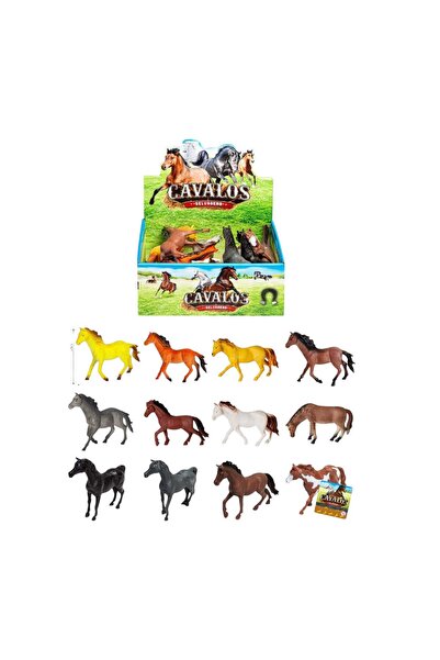 OEM Set 12 Mini Figurine Caluti Salbatici pentru Copii si Colectionari