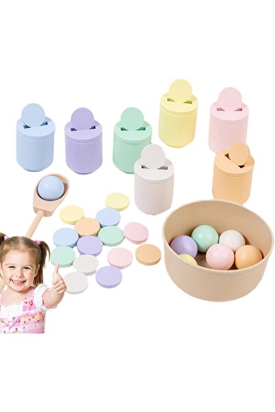 OEM Sortator Educativ din Lemn Montessori Culori Forme si Coordonare