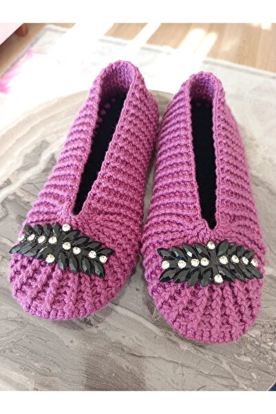 COOYEE El örgüsü ev babeti, çeyizlik patik, bohça için patik ince işçilikle ö...