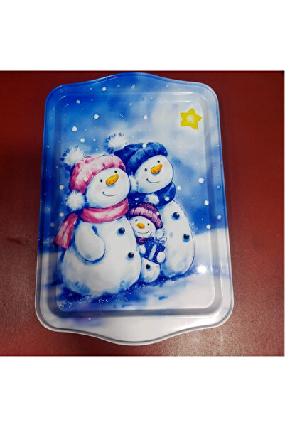 esdekor Large Metal Tray 33X22Cm 1 Piece