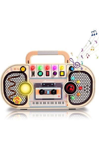 OEM Jucarie Interactiva Busy Board Montessori Muzical cu Led