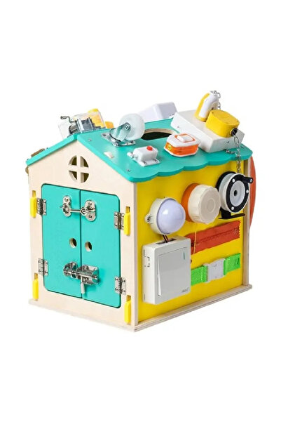 OEM Casuta Senzoriala cu Activitati Montessori Busy Board