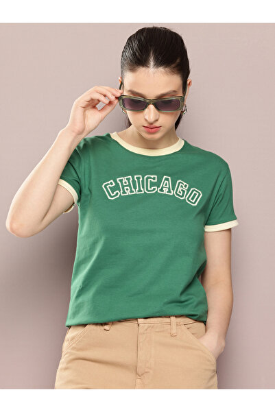 Dillinger By Styli Women Regular Fit Crew Neck T-Shirt