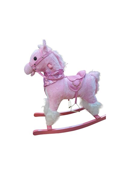 OEM Calut de Plus Balansoar Roz cu Sunete si Codita Pufoasa