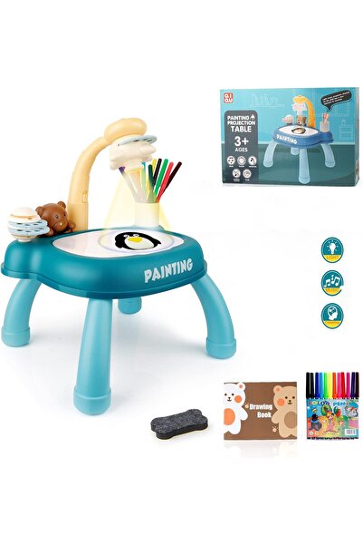 OEM Masuta pentru Desen cu Proiector Ursulet si Accesorii