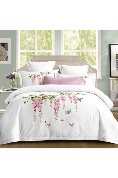 OEM Bed linen with elastic 180x200 for double bed 2 people, 4 pieces, DREAM-0692