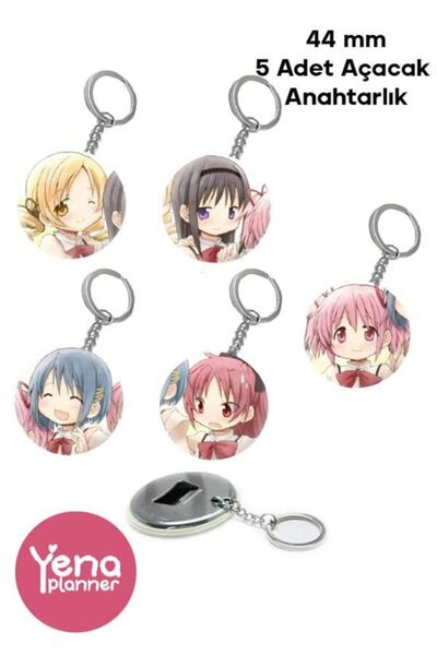 Yenaplanner Set de ornamente pentru geanta Madoka Magica / Set de insignă / S...