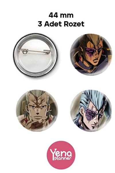 Yenaplanner مجموعة زينة / شارات حقيبة جوجو بيزير أدفنتشر