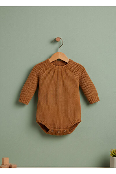 Nimini Kids Stitch-Free Button Soft Unisex Thessaloniki Knitwear Bodysuit (0-...