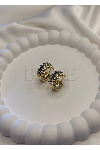 XUPING JEWELRY Xuping 14K VIP Gold Şık Halka Küpe