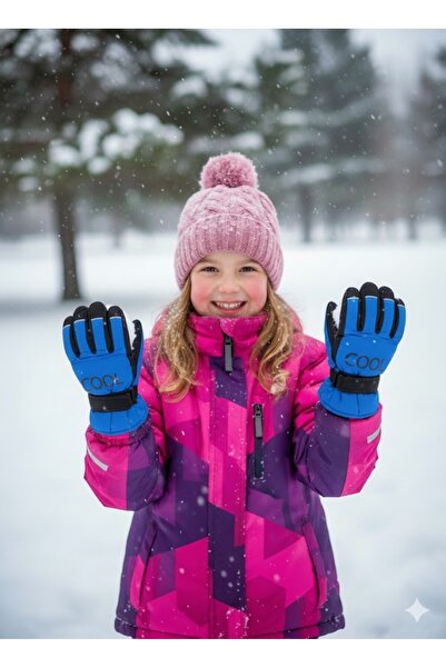 MİNİKO KİDS Ki̇tti̇ 422-017 Girls' 9-14 Snow Ski Gloves