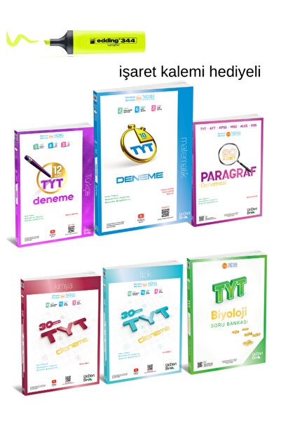 Üç Dört Beş Yayıncılık 2026 TYT MATEMATİK-TÜRKÇE-PARAGRAF-FİZİK-KİMYA-BİYOLOJ...